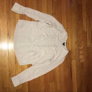 Cream button down blouse